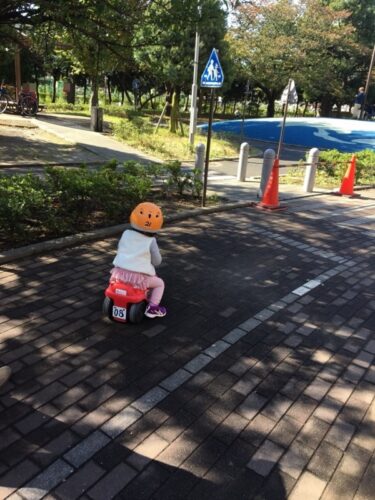 城東公園!江東区で子供の三輪車・自転車が無料で練習できる交通公園！