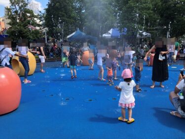 東京ドームシティのウォーターガーデン！2歳・3歳の子供も楽しめた夏限定の水遊びスポット！